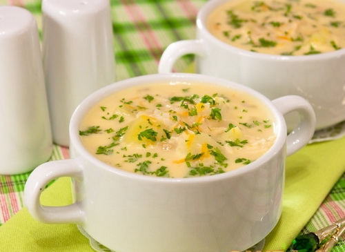 Сливочный суп с шампиньонами рецепт