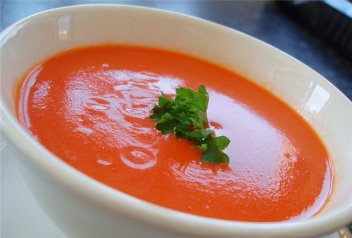 Горячий томатный суп рецепт