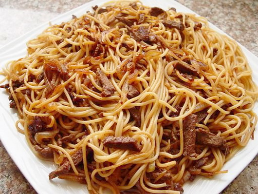 Вкусный рецепт макарон с мясом