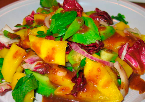 Салат с манго - лучшие рецепты