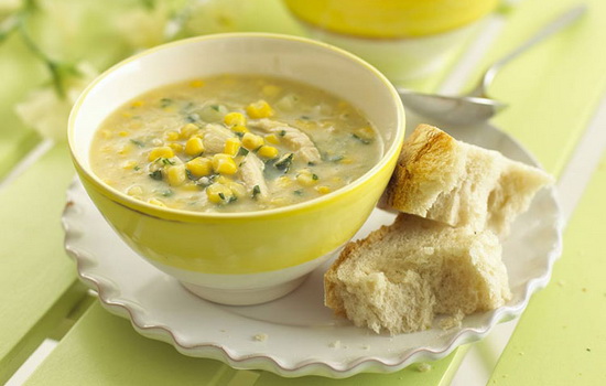 Суп с кукурузой – любимый ингредиент в необычном исполнении