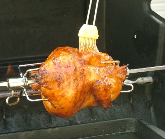 Курица на вертеле - лучшие рецепты. Как правильно и вкусно приготовить курицу на вертеле.