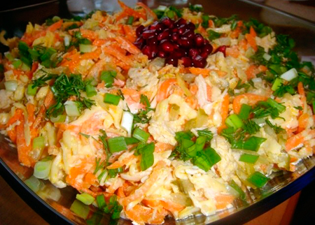 Салат "Лисичка" - лучшие рецепты. Как правильно и вкусно приготовить салат "Лисичка".