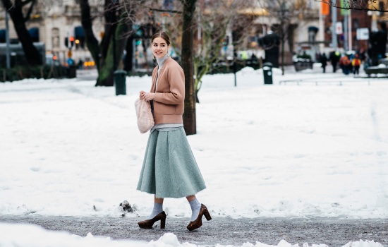 Зимние юбки — важные детали и модные решения