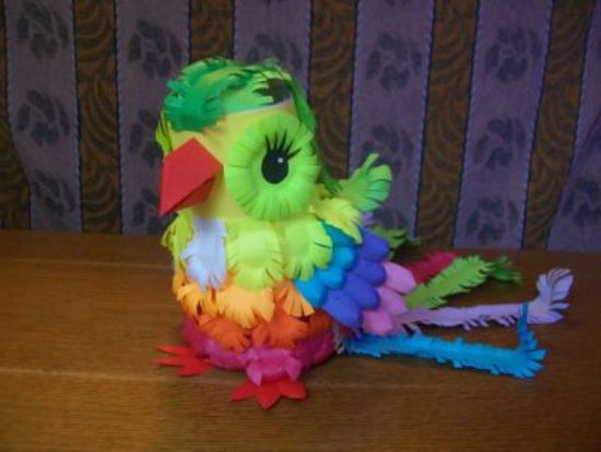 какие игрушки можно сделать попугаю