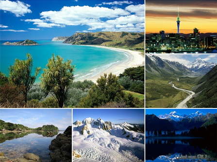 Новая Зеландия - отдых, достопримечтальности, погода, кухня, туры, фото, карта