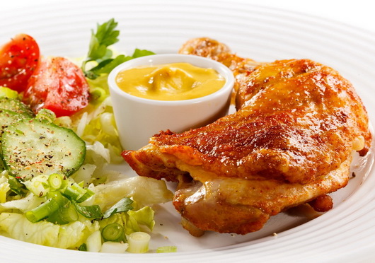 Жареная курица - лучшие рецепты. Как правильно приготовить жареную курицу.
