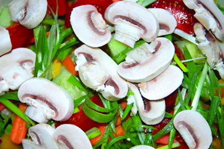 Салаты с грибами - лучшие рецепты. Как правильно и вкусно готовить грибные салаты.