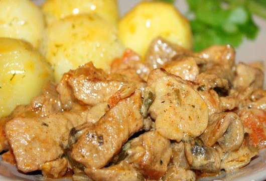Свинина с грибами - лучшие рецепты. Как правильно и вкусно приготовить свинину с грибами.