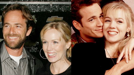 Люк Перри и Дженни Гарт: через 20 лет Келли и Дилан воссоединились?