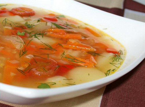 Овощной суп - лучшие рецепты. Как правильно и вкусно приготовить овощной суп.