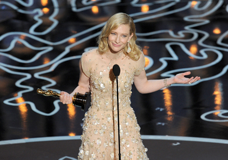 Платье Кейт Бланшетт на вручении "Оскара-2014" стало самым дорогим