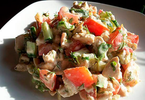 Салат «Нежный» - проверенные рецепты. Как правильно приготовить салат «Нежный».