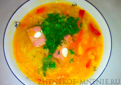 Суп гороховый - рецепт с фото и пошаговым описанием