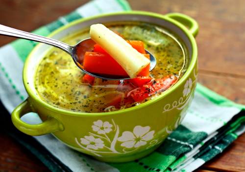 Суп на овощном бульоне - лучшие рецепты. Как правильно и вкусно приготовить суп на овощном бульоне.