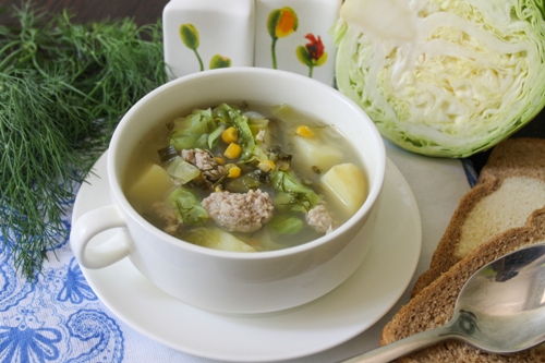 Зеленый суп из молодых овощей - летнее блюдо на каждый день