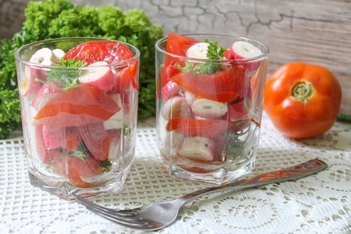 Моментальные закуски из помидоров за 15 минут - красота, вкус и польза летних овощей
