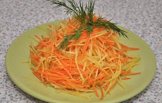 Освежающий легкий салат из редьки и моркови. Лучшие варианты диетического салата из редьки и моркови с разными заправками