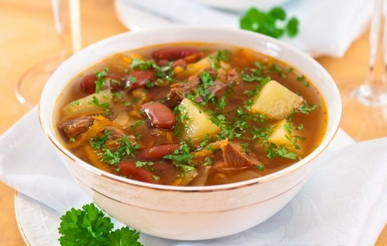 Суп с фасолью и мясом: как правильно приготовить вкусный фасолевый суп? Простые рецепты супа с фасолью и мясом