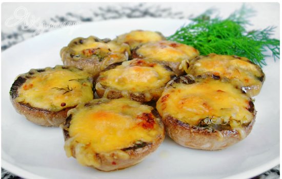 Грибы, запеченные в духовке с сыром – блюдо с мягким сливочным вкусом. Проверенные рецепты грибов, запеченных в духовке с сыром