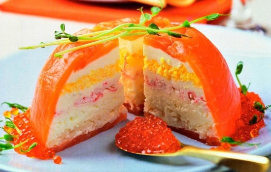 Крабовый торт – альтернатива любимому салату. Готовим оригинальные и вкусные крабовые торты для праздничного стола