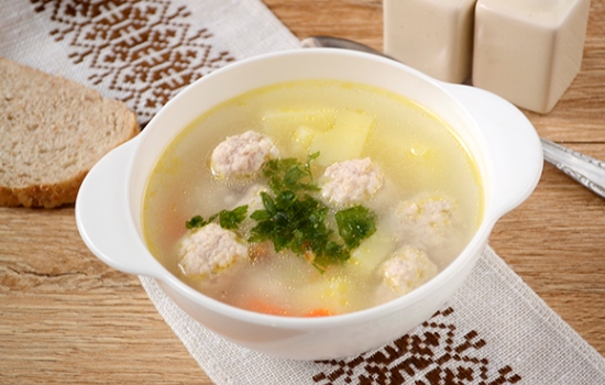 Суп с фрикадельками из свиного фарша: фото рецепт! Лёгкий и сытный супчик на всю семью за 45 минут