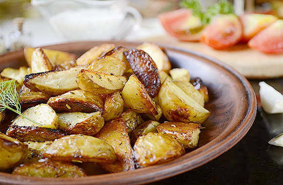Рецепт вкуснейшей картошки по-деревенски за 25 минут